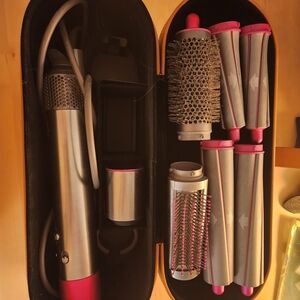 Dyson Airwrap with Attachments LONG Barrels & Box USED please read description!